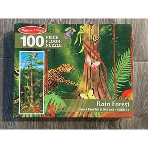 Melissa & Doug Rainforest 99 Piece Extra Lg Floor Jigsaw Puzzle Over 48" Tall